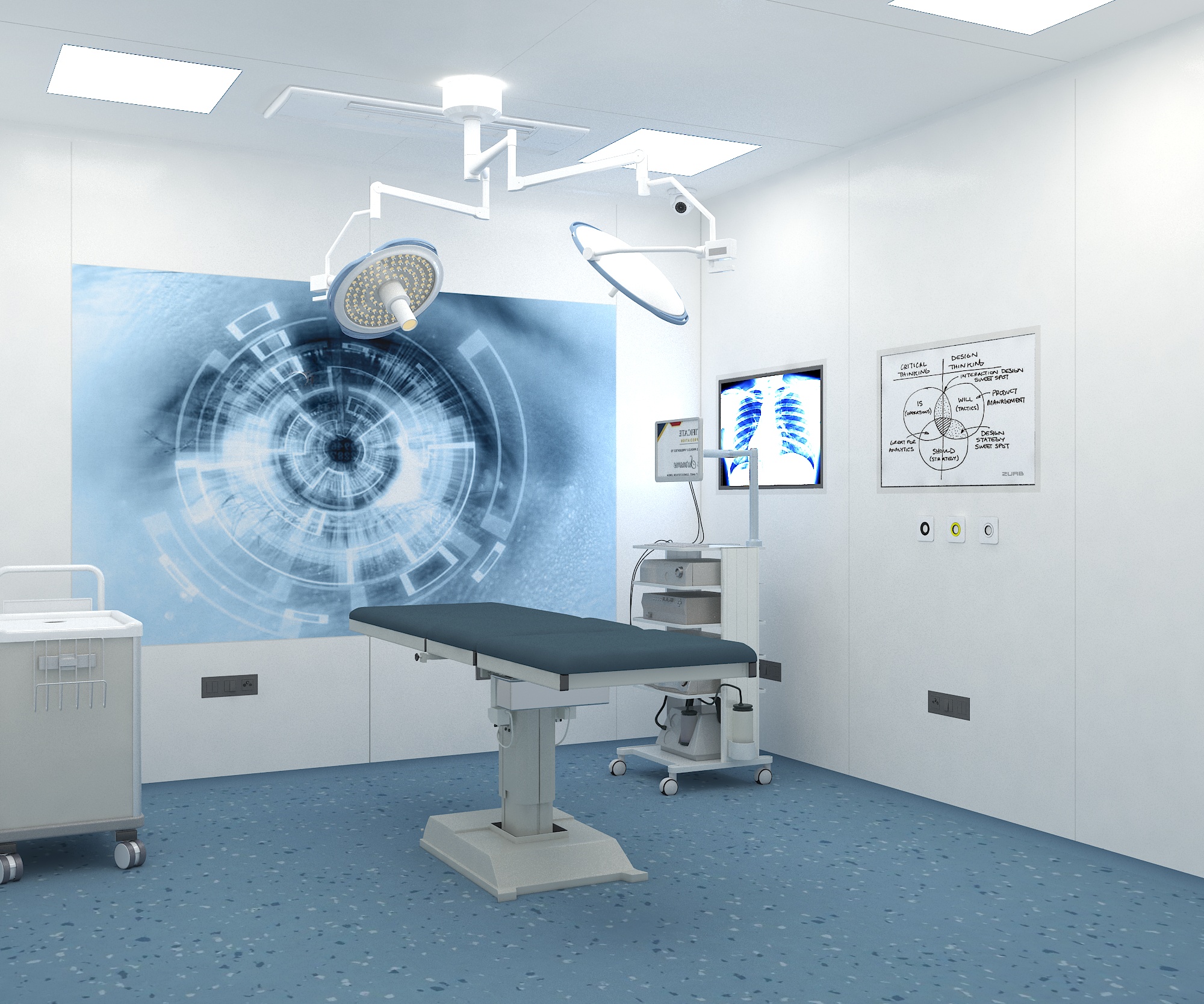 Dr Anbhule Hospital Interior Project | Trance Interiors Image